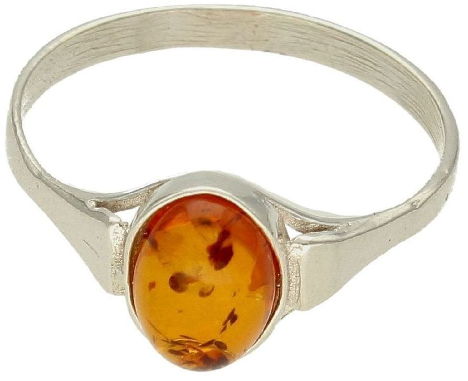 Srebrny pierścionek damski 925 z owalnym koniakowym bursztynem bałtyckim DIA-PRS-9940-925. Srebrne pierścionki na prezent dla kobiety. Srebrny pierścionek z kamieniem. Srebrny pierścionek dla kobiety z bursztynem.6.jpg