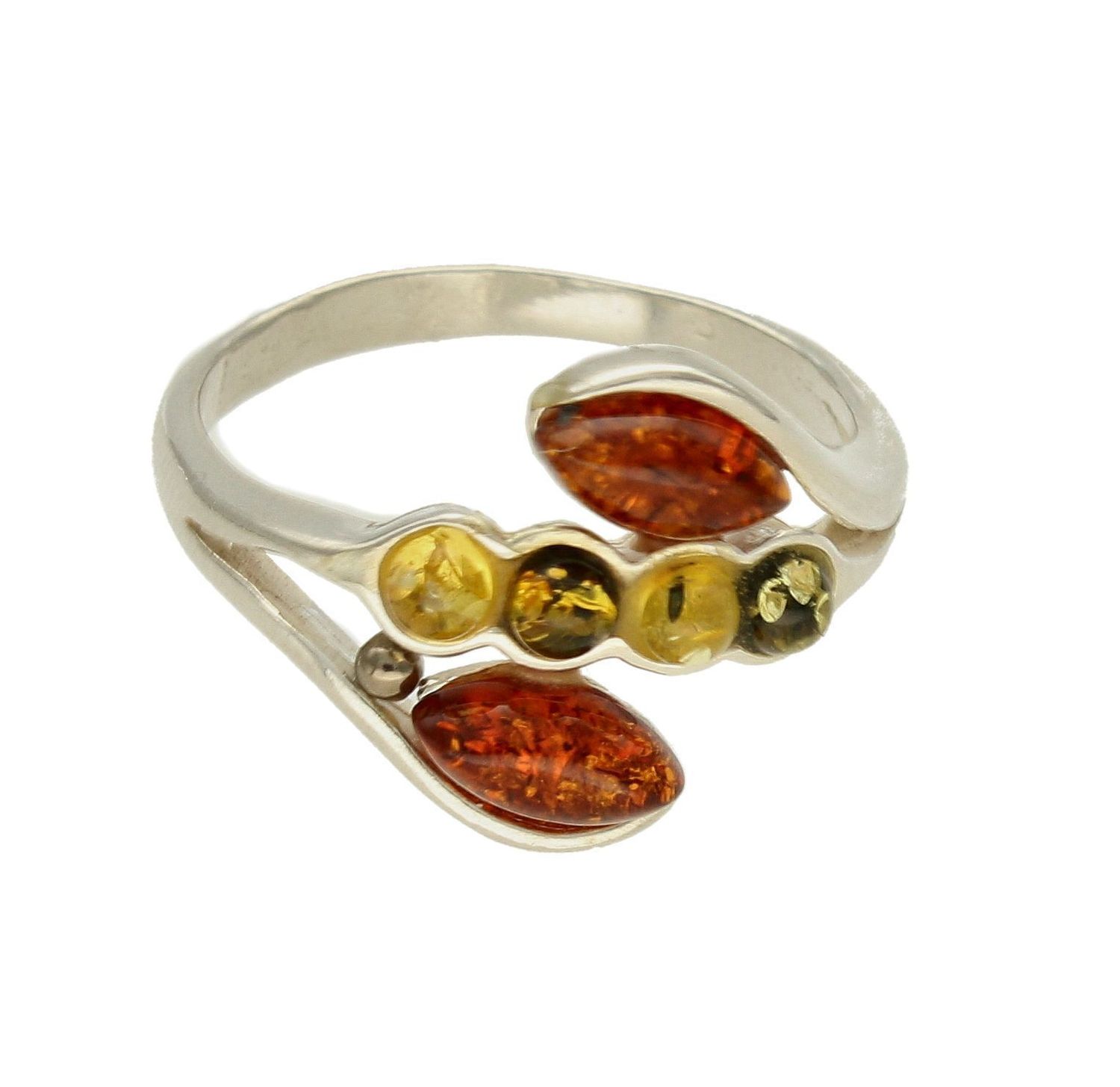 Srebrny pierścionek damski 925 z kolorowym bursztynem bałtyckim DIA-PRS-9942-925. Srebrne pierścionki na prezent dla kobiety. Srebrny pierścionek z kamieniem. Srebrny pierścionek dla kobiety z bursztynem (1).jpg