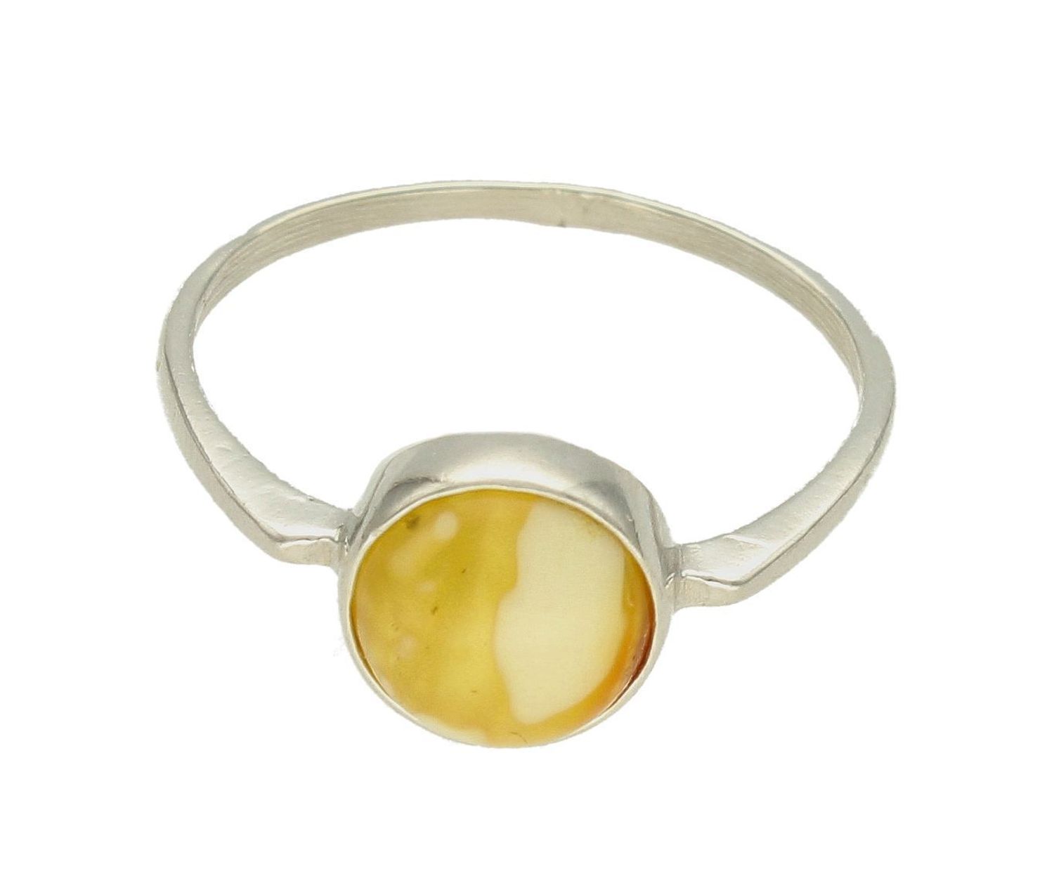 Srebrny pierścionek damski 925 z żółtym bursztynem bałtyckim DIA-PRS-9945-925. Srebrne pierścionki na prezent dla kobiety. Srebrny pierścionek z kamieniem. Srebrny pierścionek dla kobiety z bursztynem.5.jpg