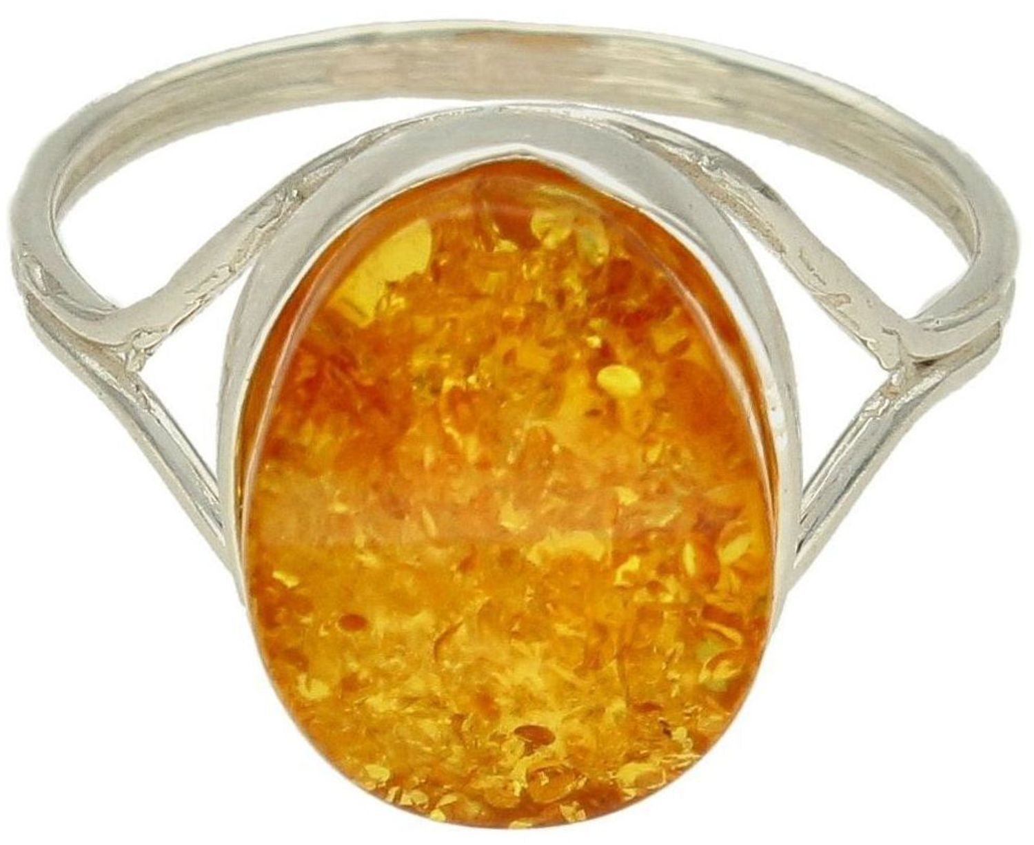 Srebrny pierścionek damski 925 z owalnym miodowym bursztynem bałtyckim DIA-PRS-9949-925. Srebrne pierścionki na prezent dla kobiety. Srebrny pierścionek z kamieniem. Srebrny pierścionek dla kobiety z bursztynem.5.jpg