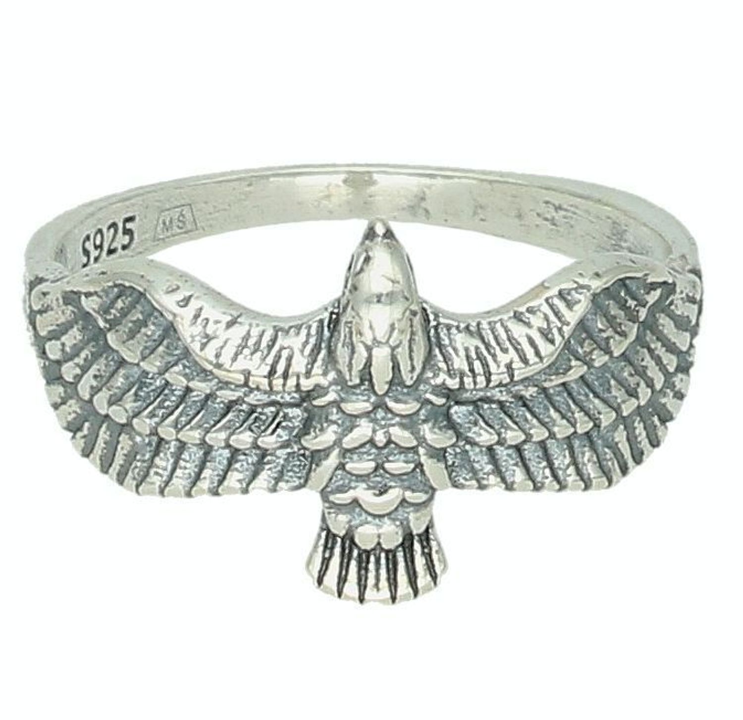 Sygnet pierścionek 925 oksydowany orzeł DIA-PRS-AR17746OX-925. Srebrny sygnet oksydowany. Sygnet srebrny z orłem. Srebrny sygnet dla kobiety i mężczyzny. Sygnet z orłem na prezent..jpg