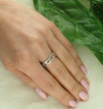 Srebrny pierścionek damski 925 ala pancerka z cyrkoniami DIA-PRS-IM0220623RR-925.jpg