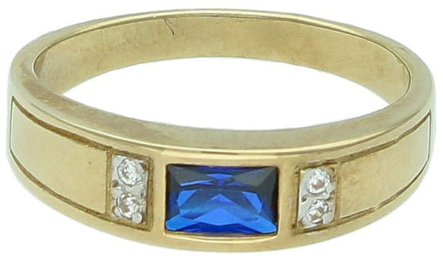 Złoty pierścionek damski Głęboki granat kolorowa cyrkonia DIA-PRS-PI1072-333. Przepiękny pierścionek ozdobiony malutkimi białymi cyrkoniami otaczającymi większą granatow11.jpg