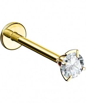 Labret z Cyrkonią w Pazurkach Tytan G23 - Piercing.jpg