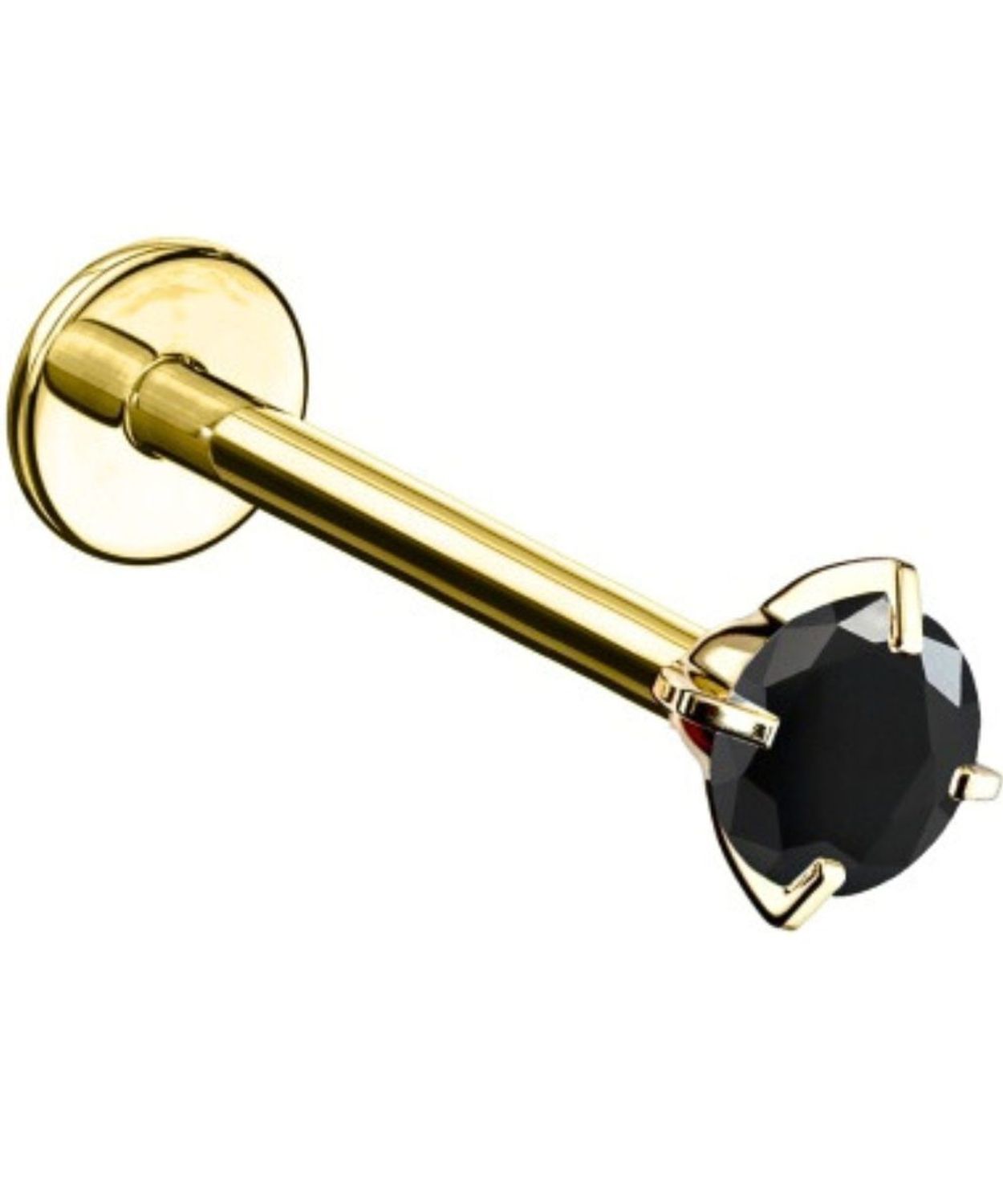 Złoty Labret z Czarną Cyrkonią – Tytan G23 black.jpg