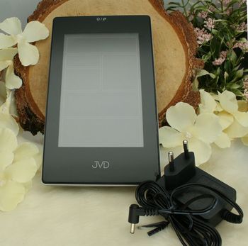 Stacja pogody JVD RB3389 z radiową synchronizacją czasu, czujnik zewnętrzny, barometr, higrometr black.jpg