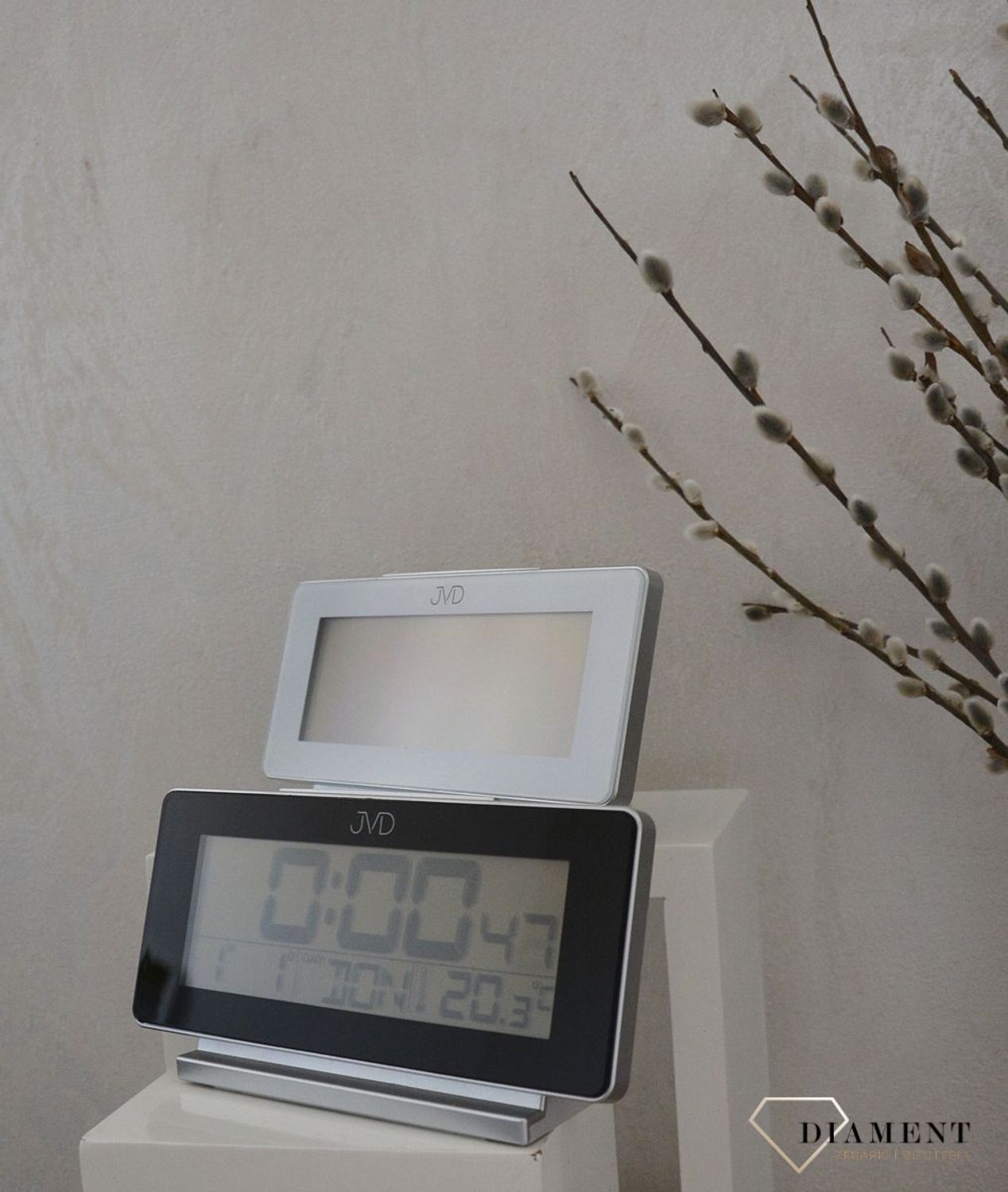 Budzik elektroniczny sterowany radiowo JVD RB3523 (3).jpg