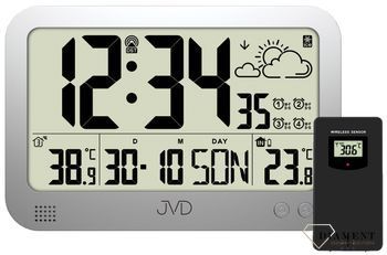 Zegar cyfrowy JVD stacja pogody sterowana radiem RB3565.2. zegar z polskim menu ✓zegar z polskim datownikiem ✓ Zegary cyfrowe ✓Zegary sterowane radiem✓ Zegary na biurko✓.jpg