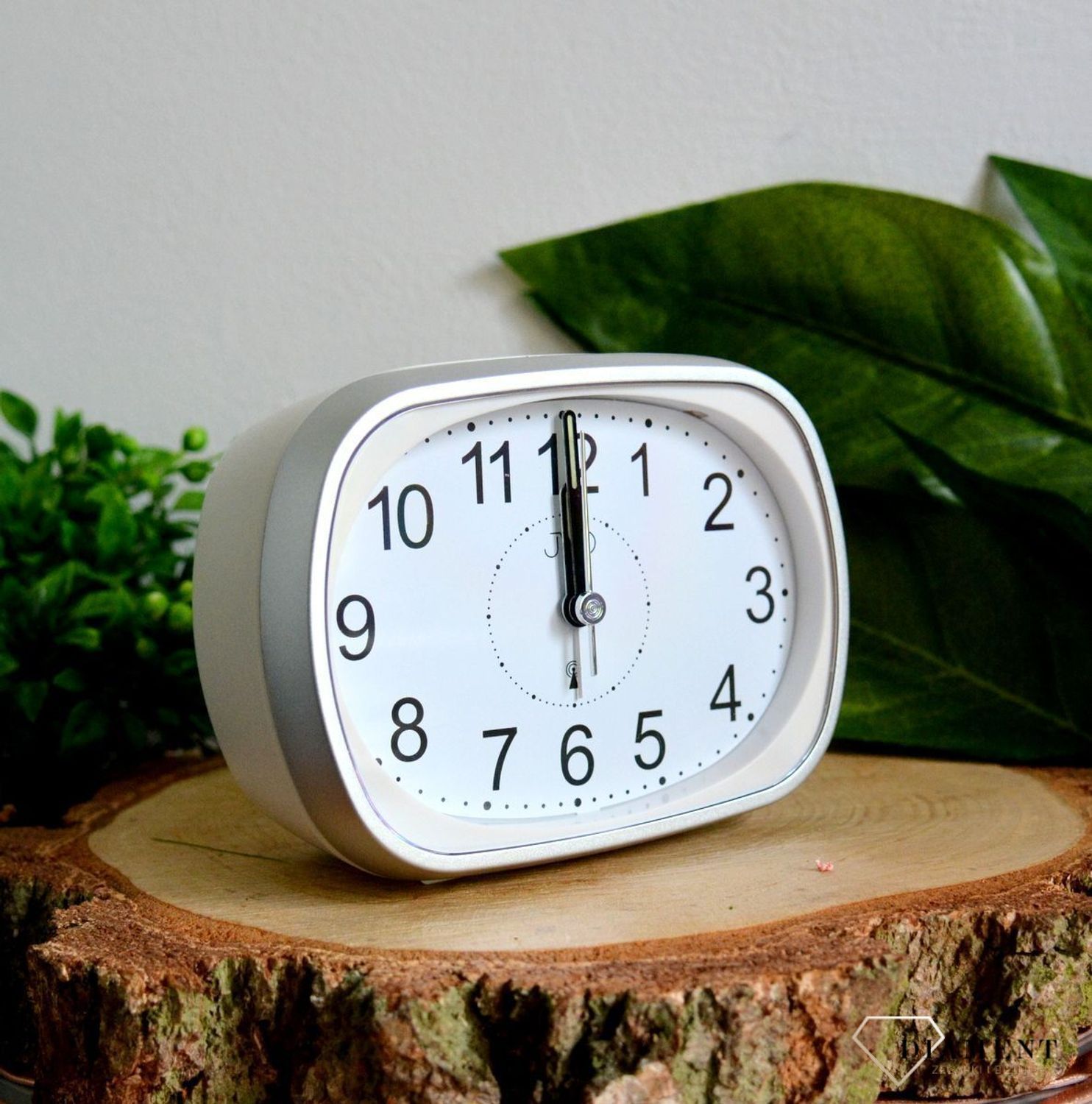 Budzik sterowany radiowo JVD biały RB836.1.jpg