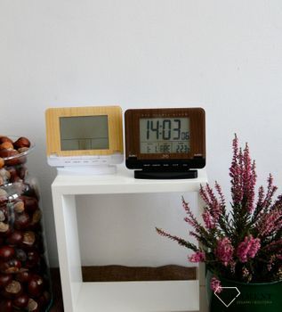 Budzik elektroniczny radiocontrol marki JVD RB9242.2. Budzik z termometrem  i datownikiem. Budzik atomowy. Zegar atomowy. Autoryzowany sklep. 2 lata gwarancji (5).JPG