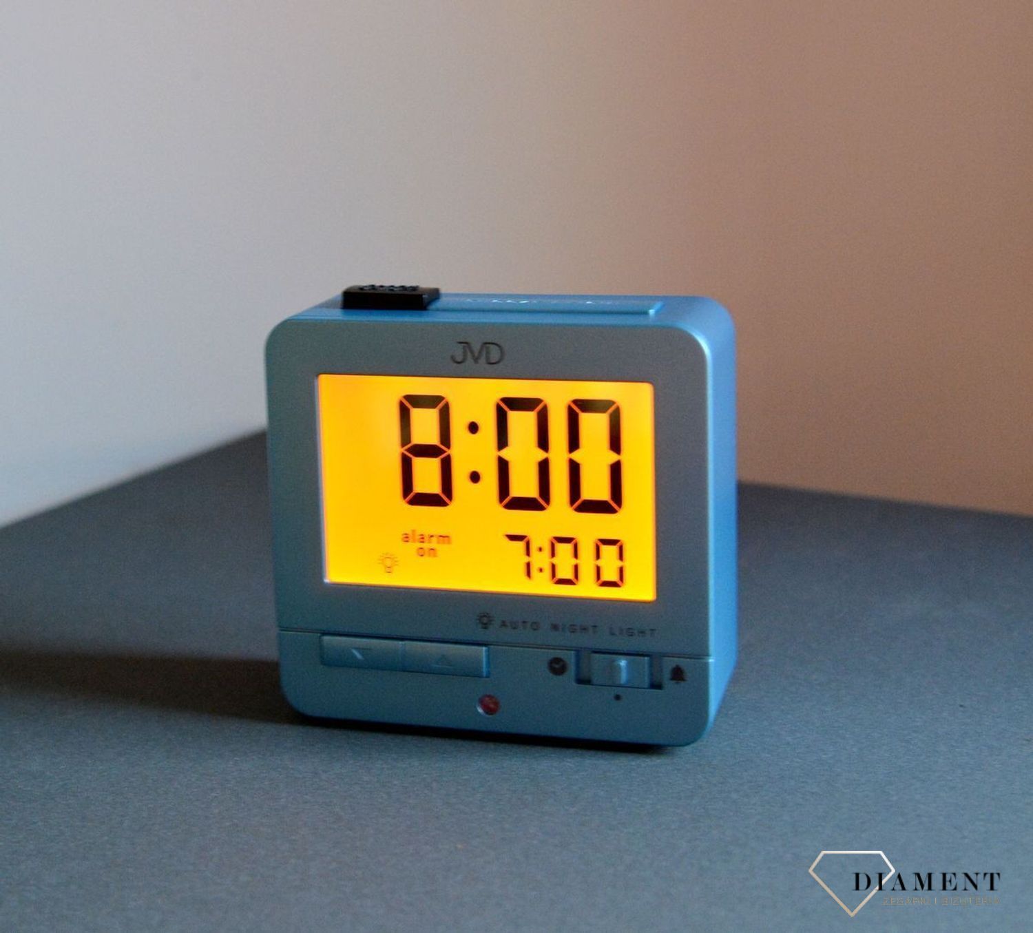 Budzik JVD sterowany radiowo RB9401.3. Budzik z wyświetlaczem JVD. Budzik na baterię JVD. Budzik sterowany falami radiowymi. Budzik idealny do pokoju, biura czy gabinetu. Idealny pomysł na prezent..jpg