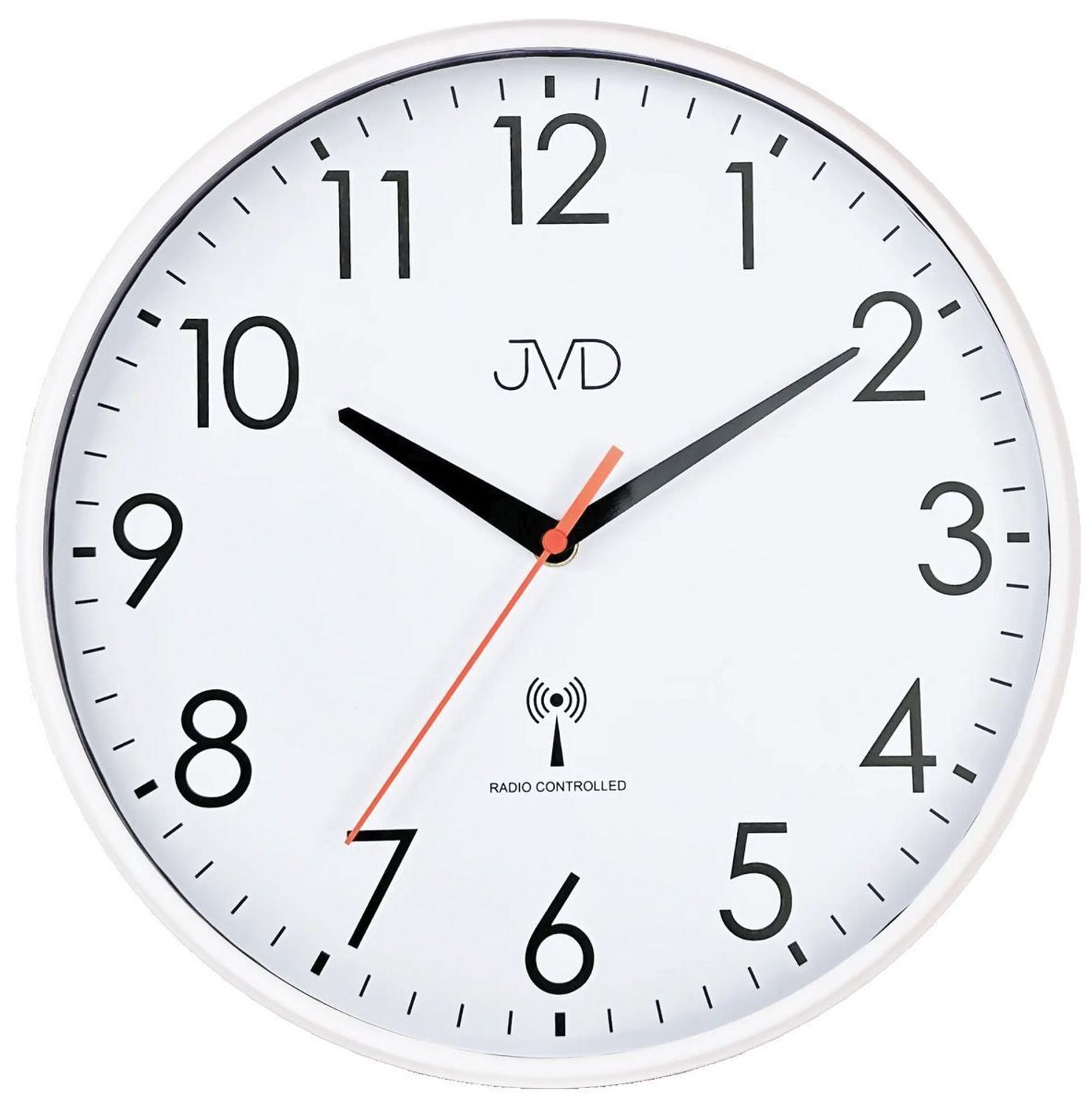 Zegar JVD RH502.3 – Sterowany radiowo, biały, 30 cm, płynny sekundnik, synchronizacja sygnałem.jpg