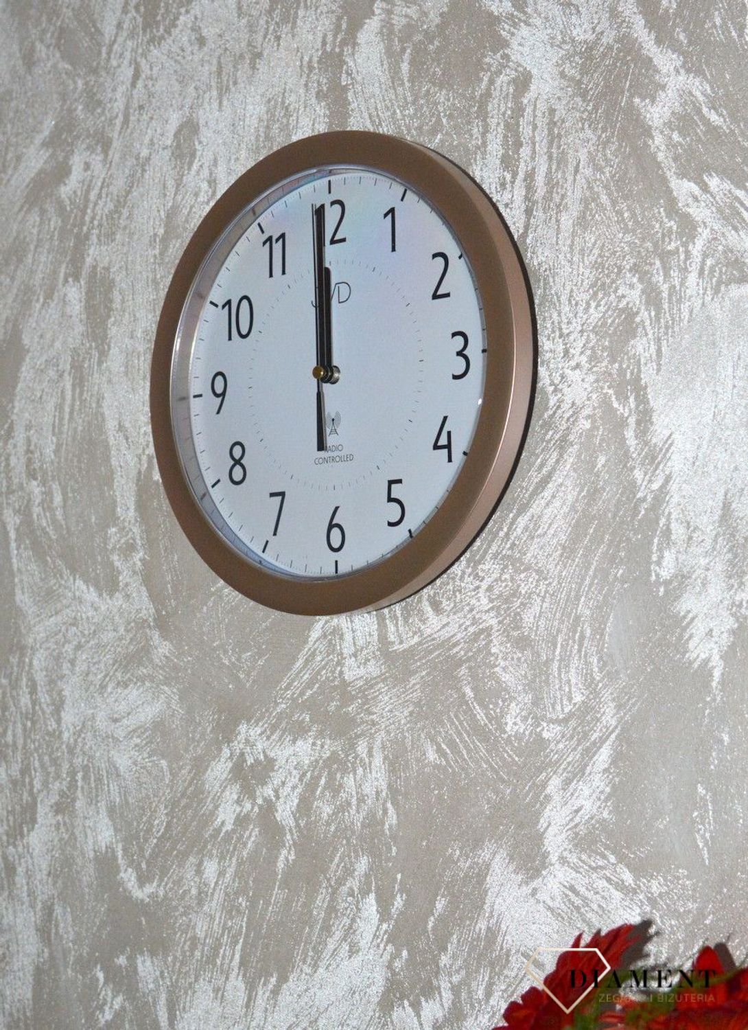 Zegar sterowany radiowo czeskiej marki JVD RH612.10 RADIO CONTROLLED-001.jpg