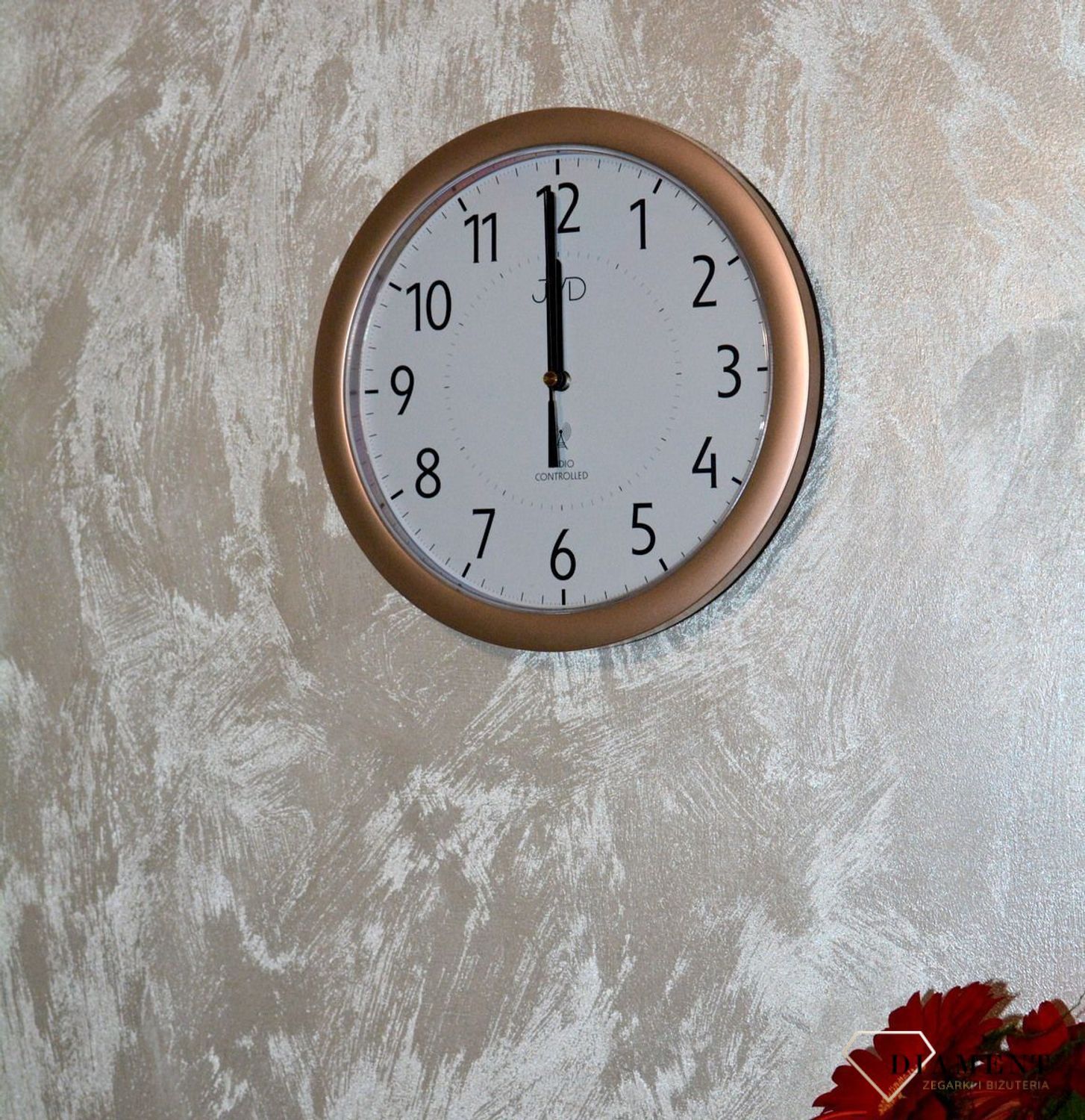 Zegar sterowany radiowo czeskiej marki JVD RH612.10 RADIO CONTROLLED-001.jpg