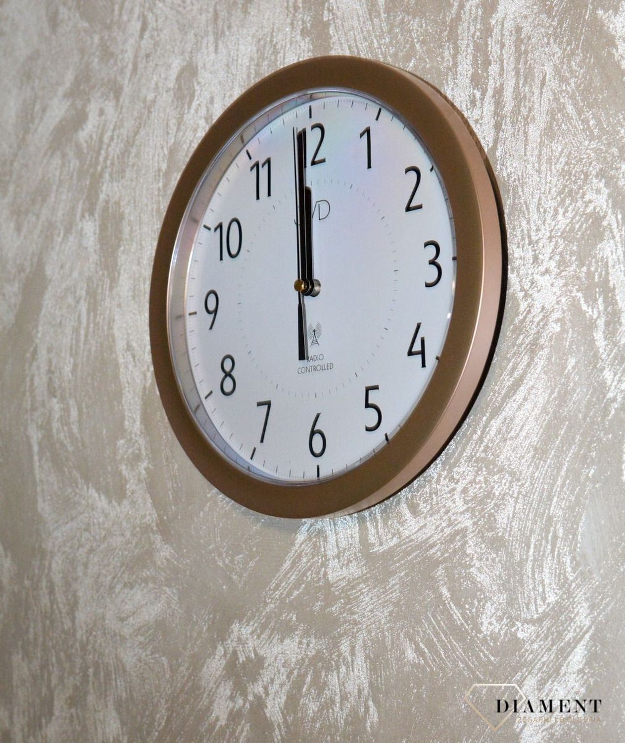 Zegar sterowany radiowo czeskiej marki JVD RH612.10 RADIO CONTROLLED-001.jpg