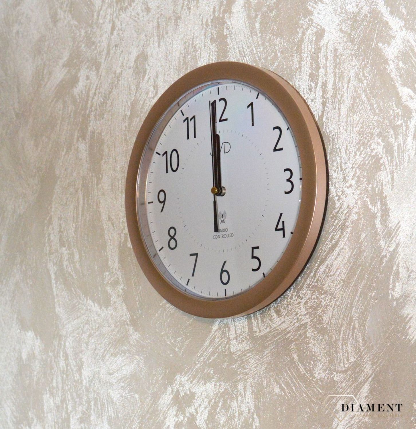 Zegar sterowany radiowo czeskiej marki JVD RH612.10 RADIO CONTROLLED-001.jpg