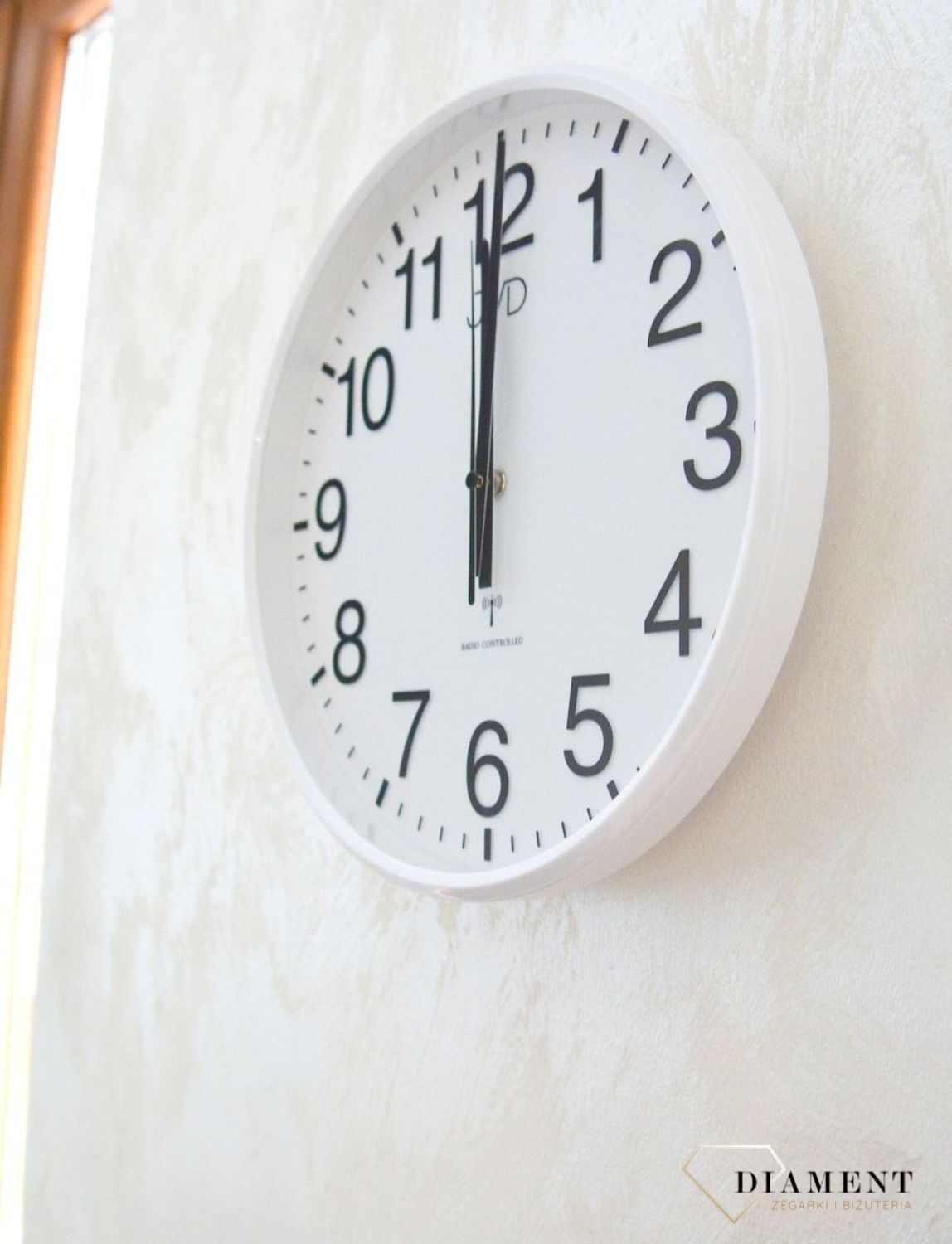 Zegar sterowany radiowo czeskiej marki JVD RH684.4 RADIO CONTROLLED.jpg