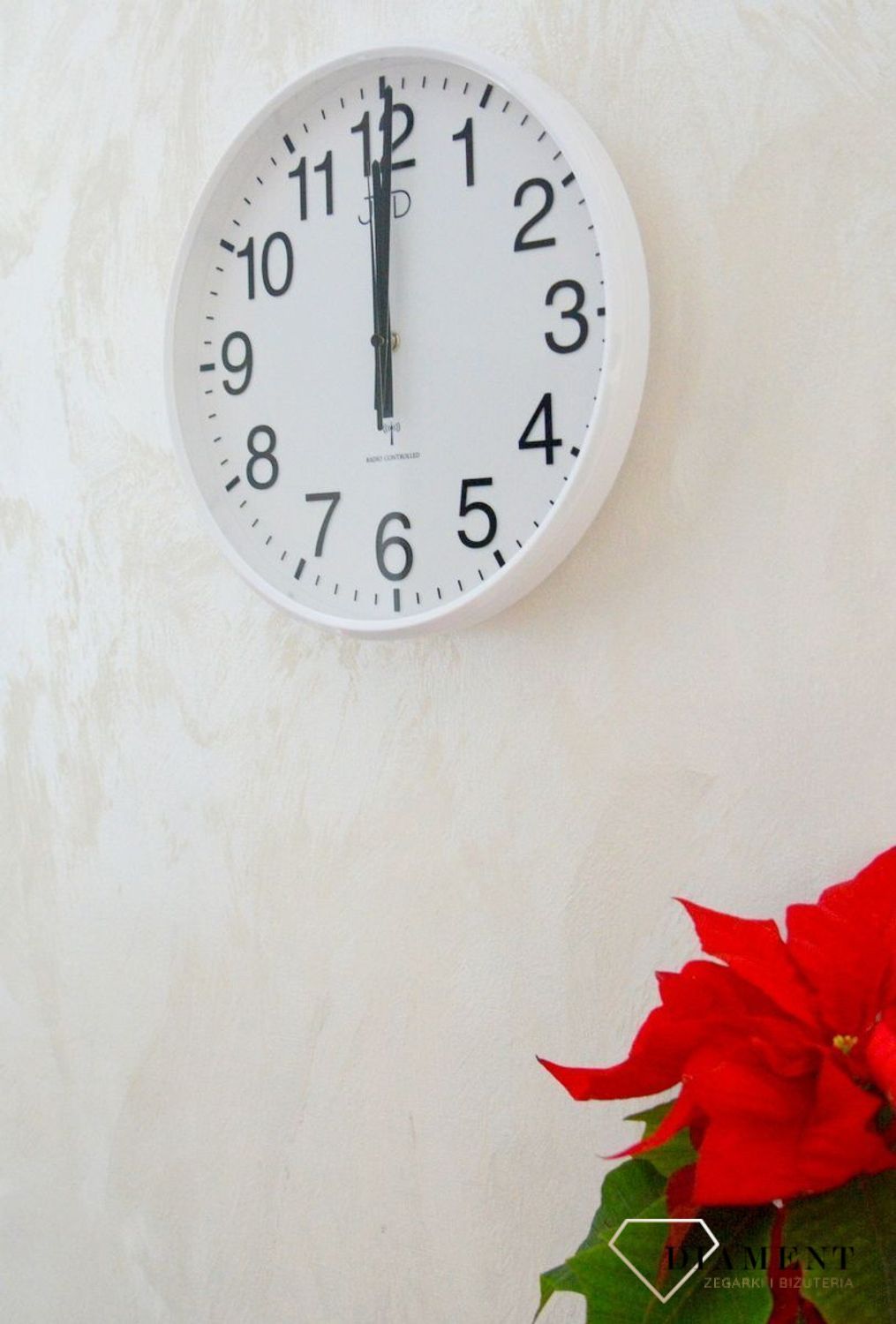 Zegar sterowany radiowo czeskiej marki JVD RH684.4 RADIO CONTROLLED.jpg