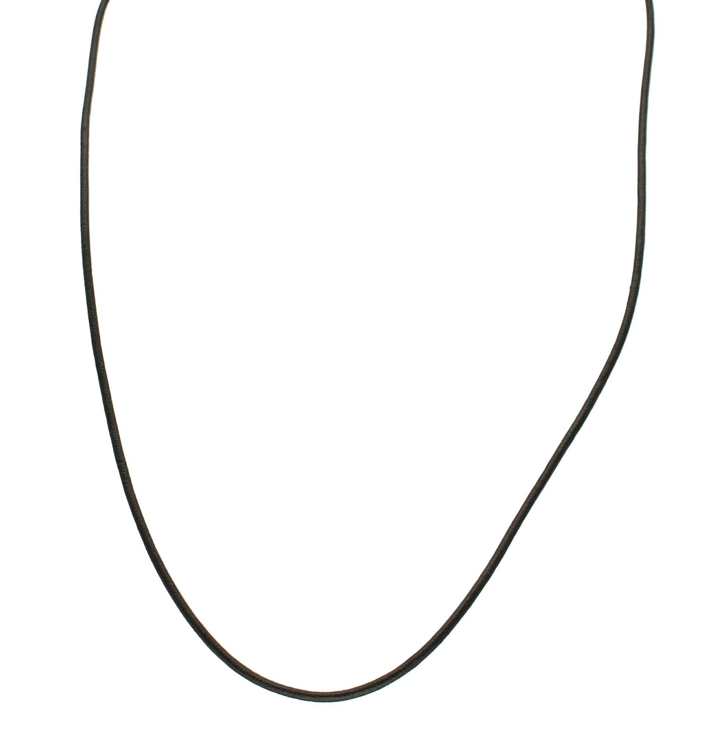 Rzemień skórzany czarny 2mm srebrne zapięcie DIA-RZE-4780-925. Rzemień skórzany. Skórzany rzemień czarny. Czarny rzemień. Naszyjnik czarny rzemyk. Rzemień czarny damski, młodzieżowy. Rzemień na lato (1).jpg