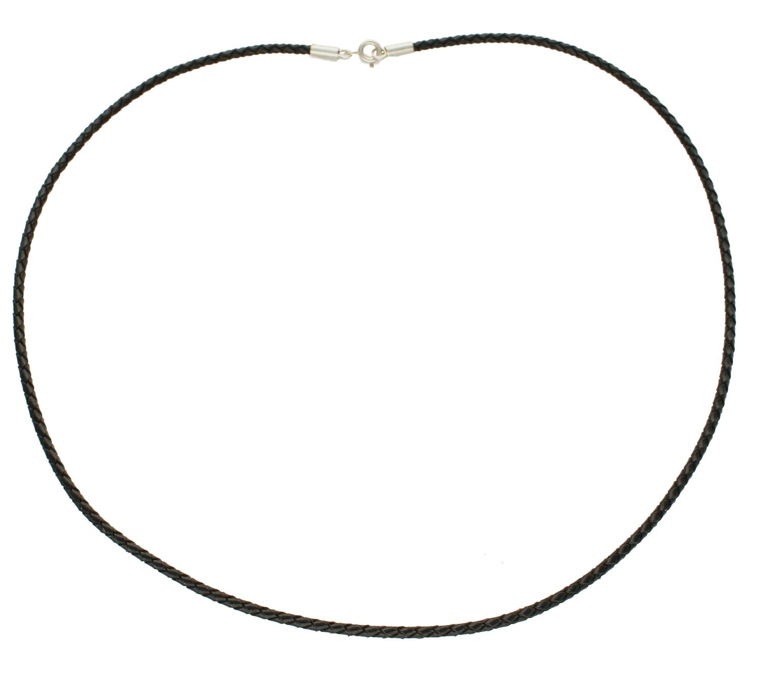 Naszyjnik czarny rzemyk pleciony 3mm DIA-RZE-4781-925. Naszyjnik czarny damski. Naszyjnik rzemyk. Pleciony rzemyk czarny. Czarny rzemyk damski, młodzieżowy. Czarny rzemyk pleciony na lato. Rzemyk do letni.jpg