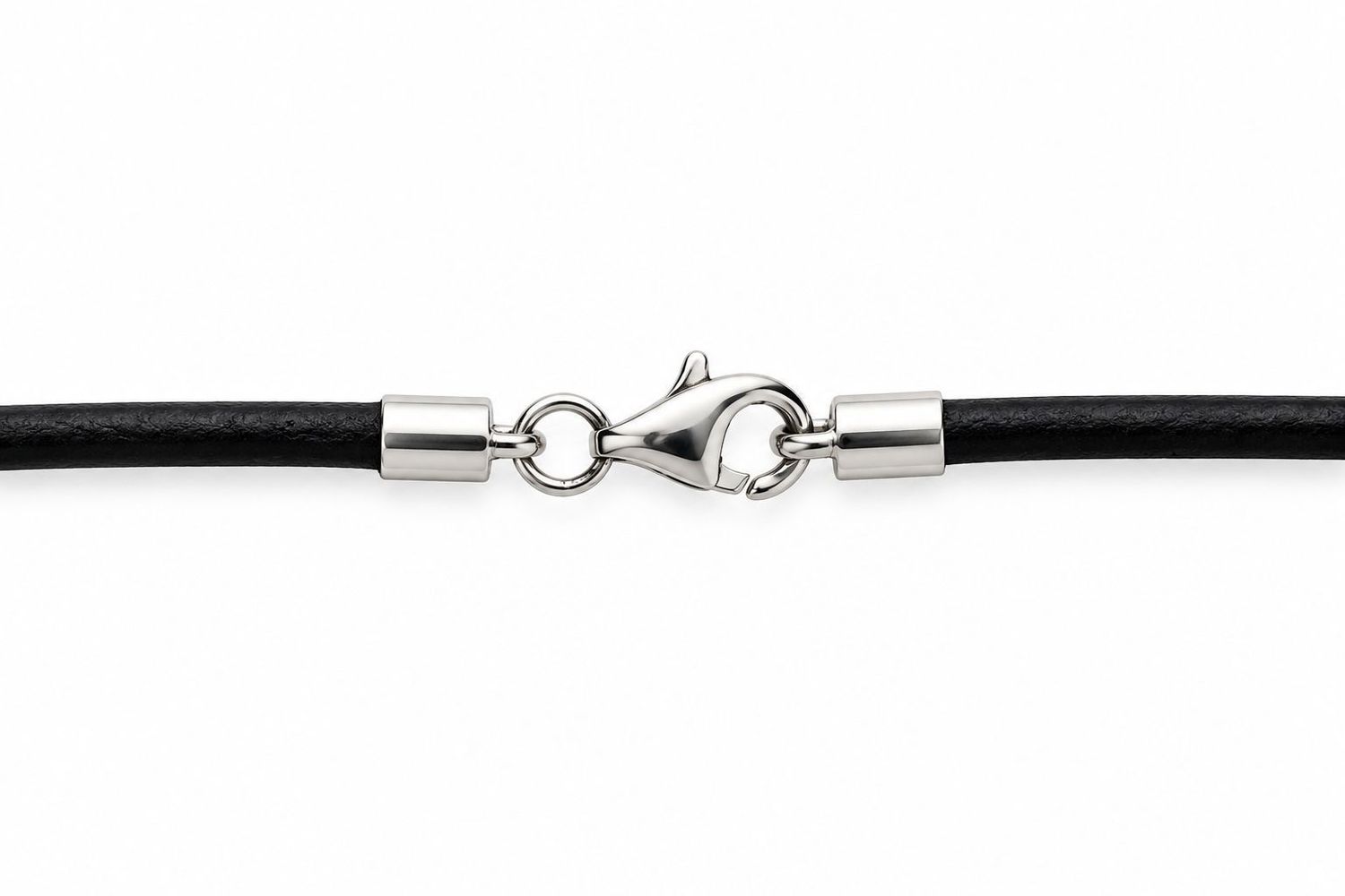 Naszyjnik skórzany rzemień unisex 55 cm ze srebrnym zapięciem 925 (2).jpg
