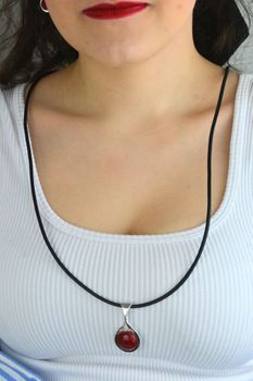 Rzemień skórzany czarny 3 mm 80 cm  Zapięcie srebro 925  Diament (1).jpg