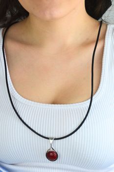 Rzemień skórzany czarny 3 mm 80 cm  Zapięcie srebro 925  Diament (2).jpg