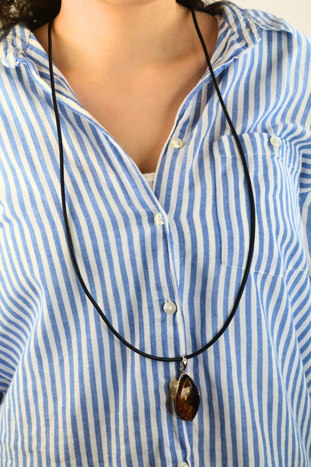 Rzemień skórzany czarny 3 mm ze srebrnym zapięciem 925 – 90 cm.jpg