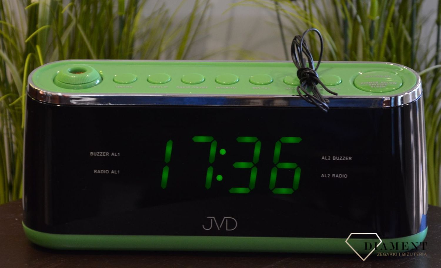 Budzik cyfrowy marki JVD SB97.2 z projekcją godziny.jpg
