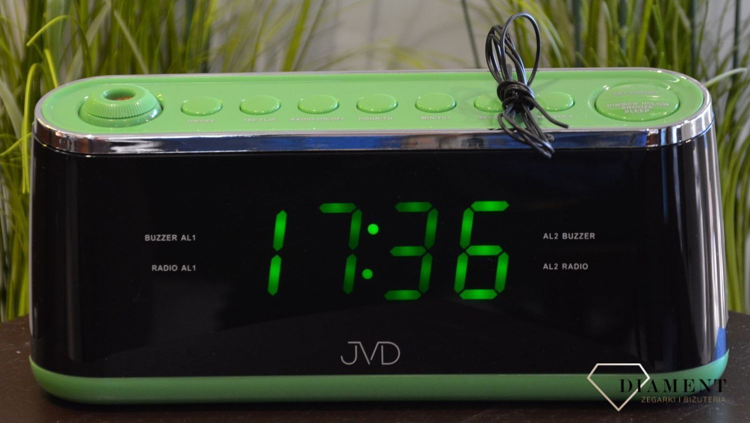 Budzik cyfrowy marki JVD SB97.2 z projekcją godziny.jpg