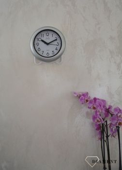 Zegar ścienny do łazienki, sauny JVD Szary SH018 to zegar do łazienki w kolorze szarym , zegary do łazienki, zegary łazienkowe, zegary wodoszczelne, zegary ścienne (5).JPG