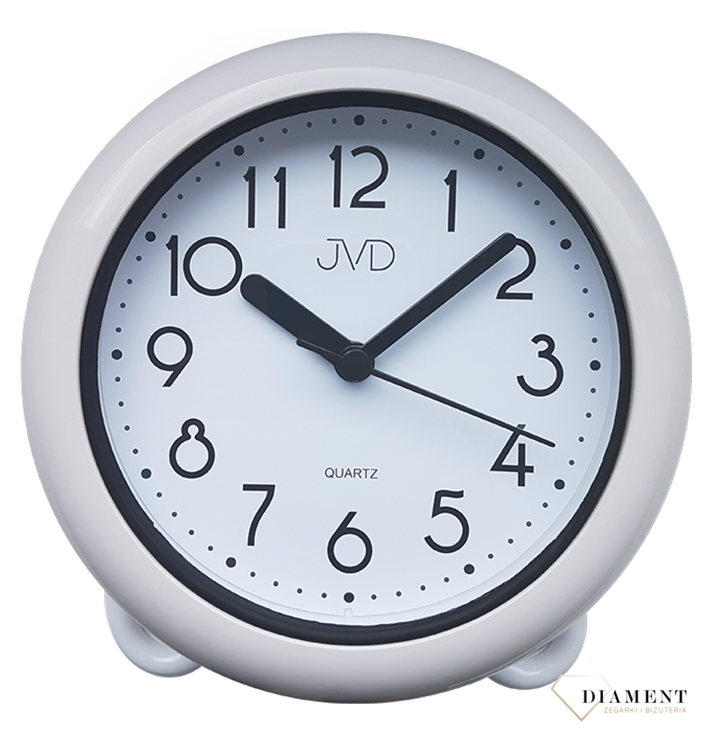 Zegar ścienny do łazienki sauny JVD Biały SH018.png