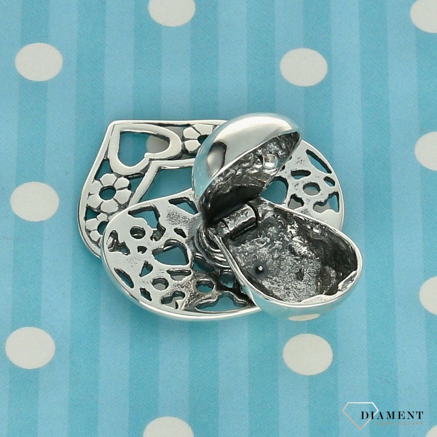 Piękny, srebrny smoczek DIA-SMO-0131-925 (2).jpg