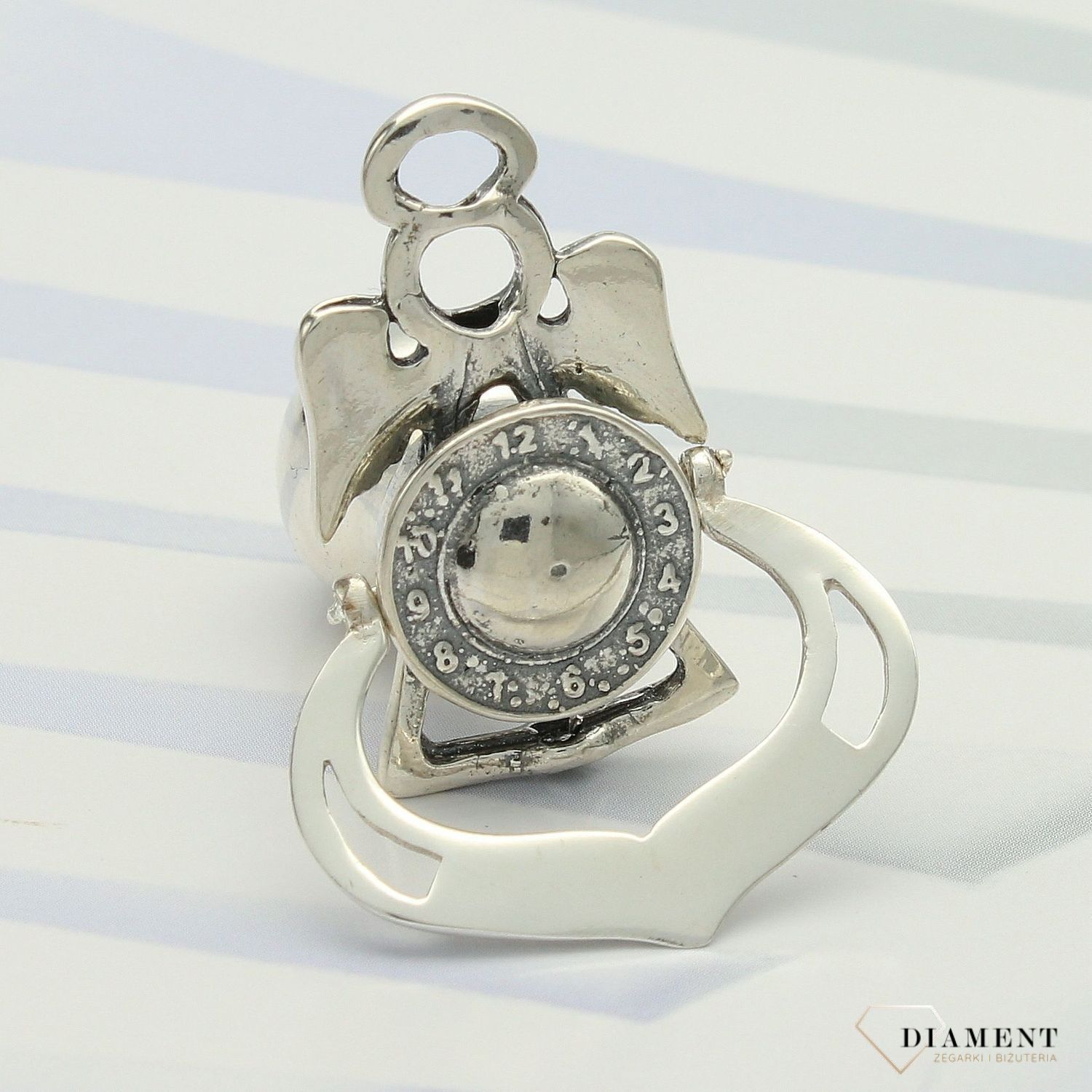 Pamiątka Chrztu srebrny smoczek dla dziecka aniołek DIA-SMO-SM-20-925 (1).jpg