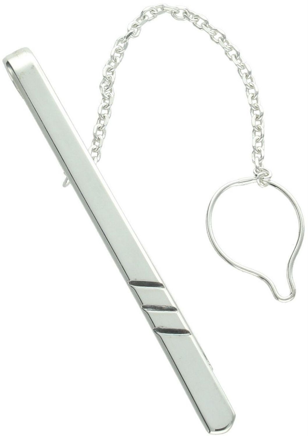 Męska srebrna spinka do krawata 925 DIA-SPI-13810-925 – z trzema paskami.jpg