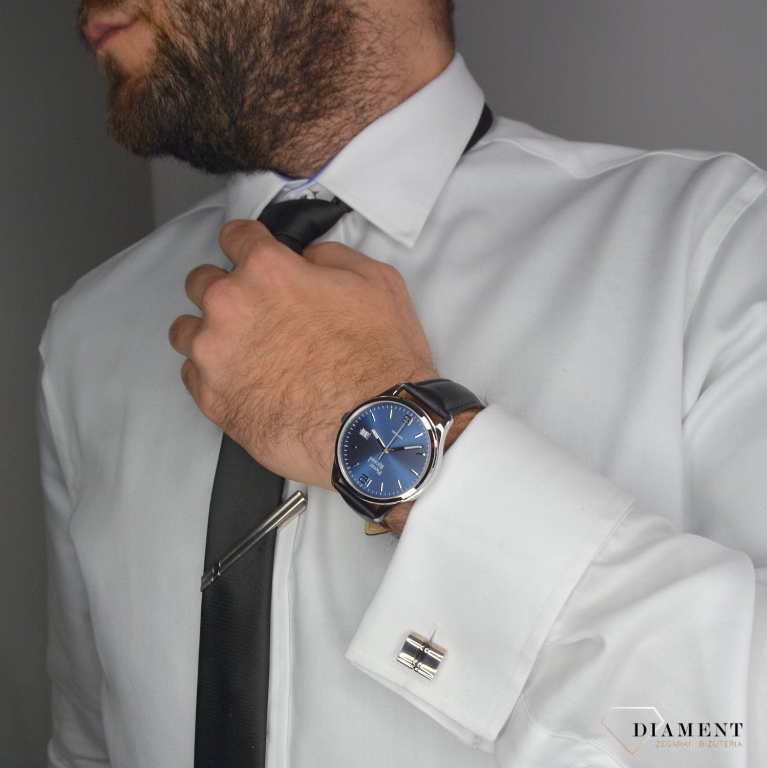 Spinka do krawata srebrna DIAMENT 'Fala' DIA-SPI-2416-K-925.jpg