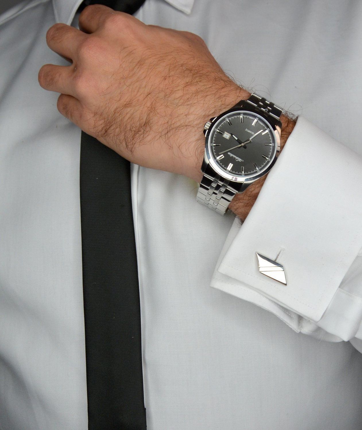 Spinki do mankietów srebrne 925 DIA-SPI-2418-M-925.jpg