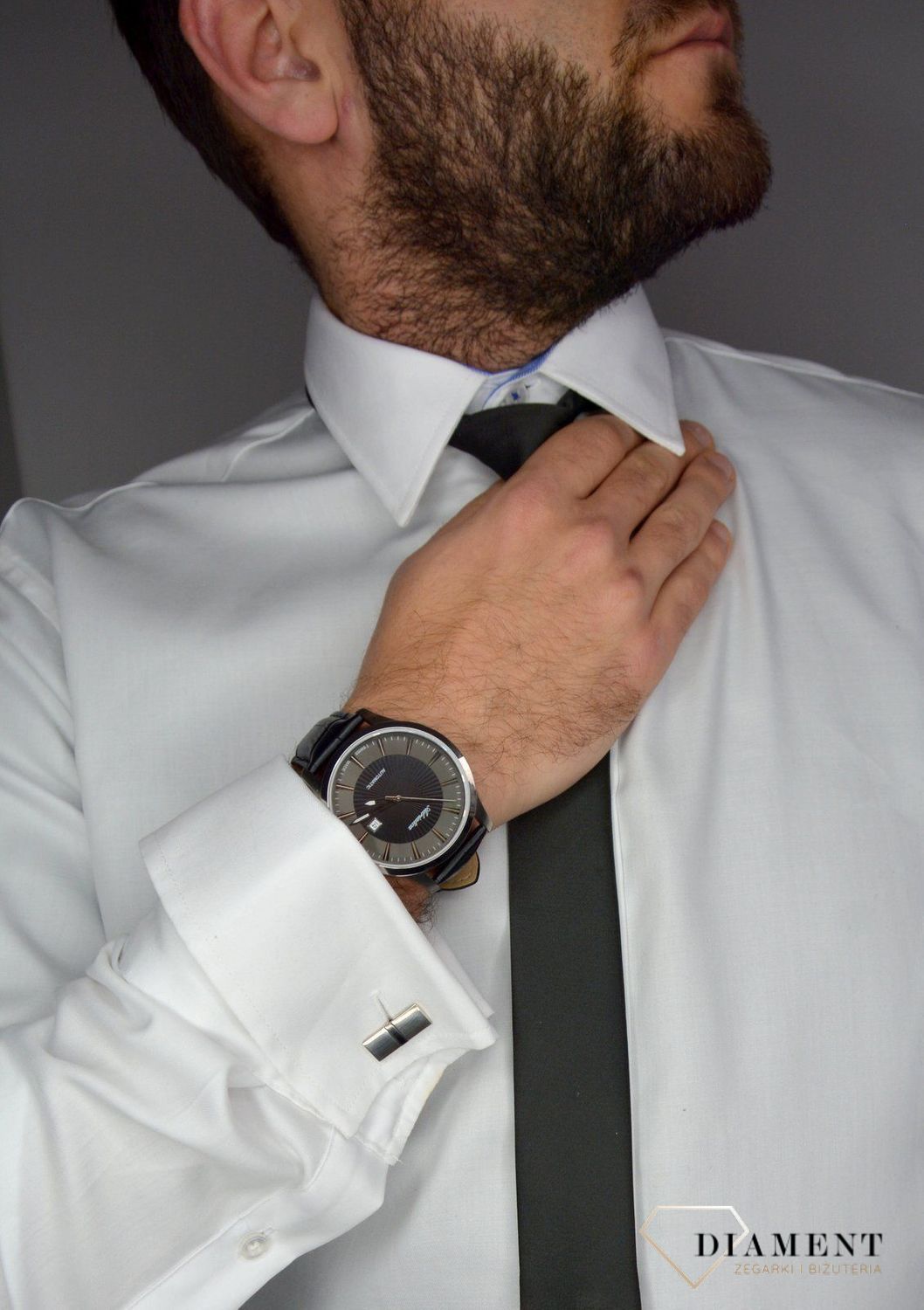 Spinki do mankietów srebrne prostokątne do graweru 925 DIA-SPI-2420-M-925.jpg