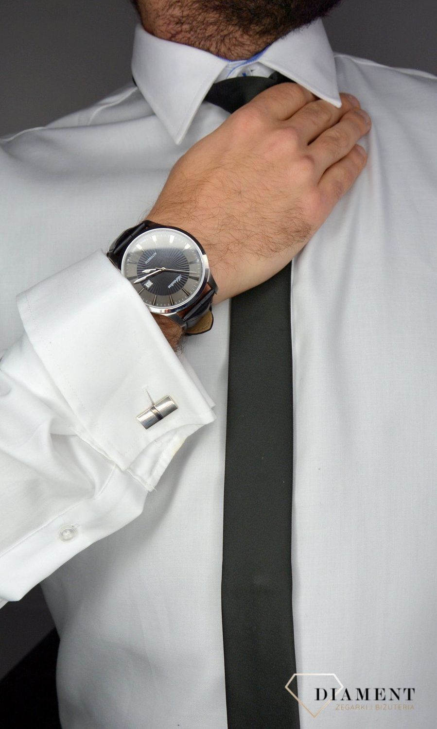 Spinki do mankietów srebrne prostokątne do graweru 925 DIA-SPI-2420-M-925.jpg