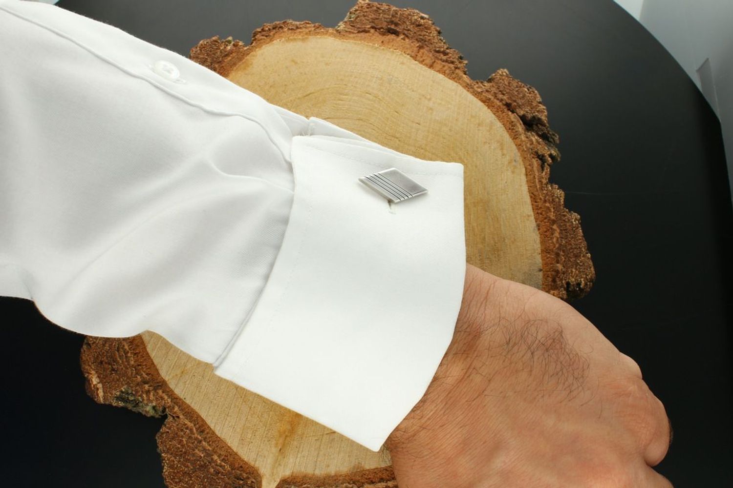 Spinki do mankietów męskie srebrne próba 925 kwadratowe 1,5 cm x 1,5 cm Ag.jpg