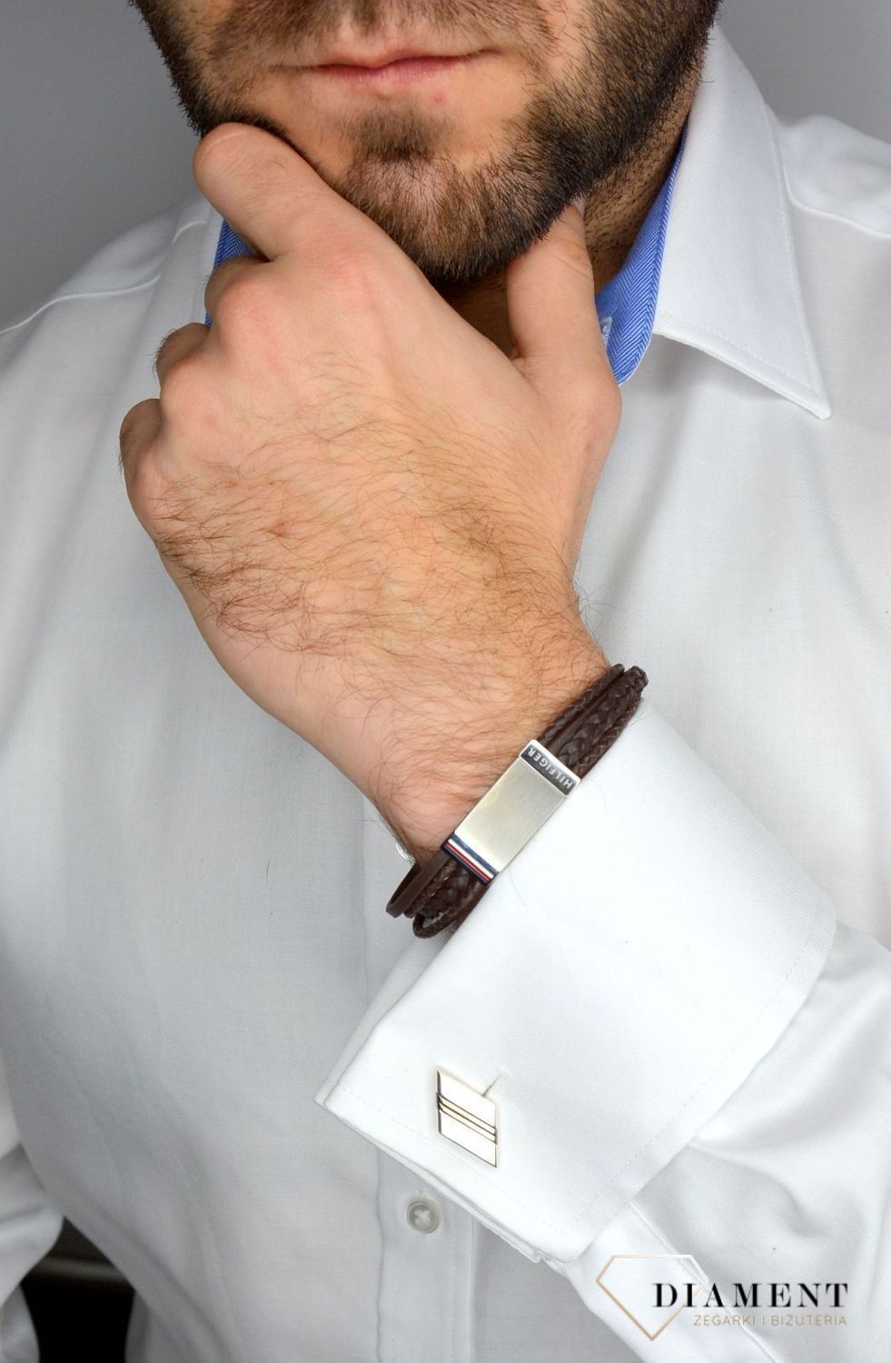 Spinki do mankietów ✓Spinki Do mankietów srebrne DIA-SPI-2434-M-925✓.jpg