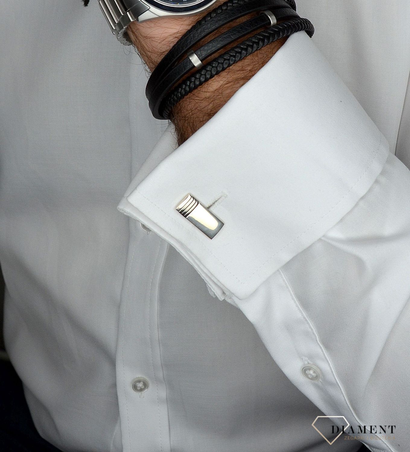 Spinki Do mankietów prostokąty DIA-SPI-2437-M-925.jpg