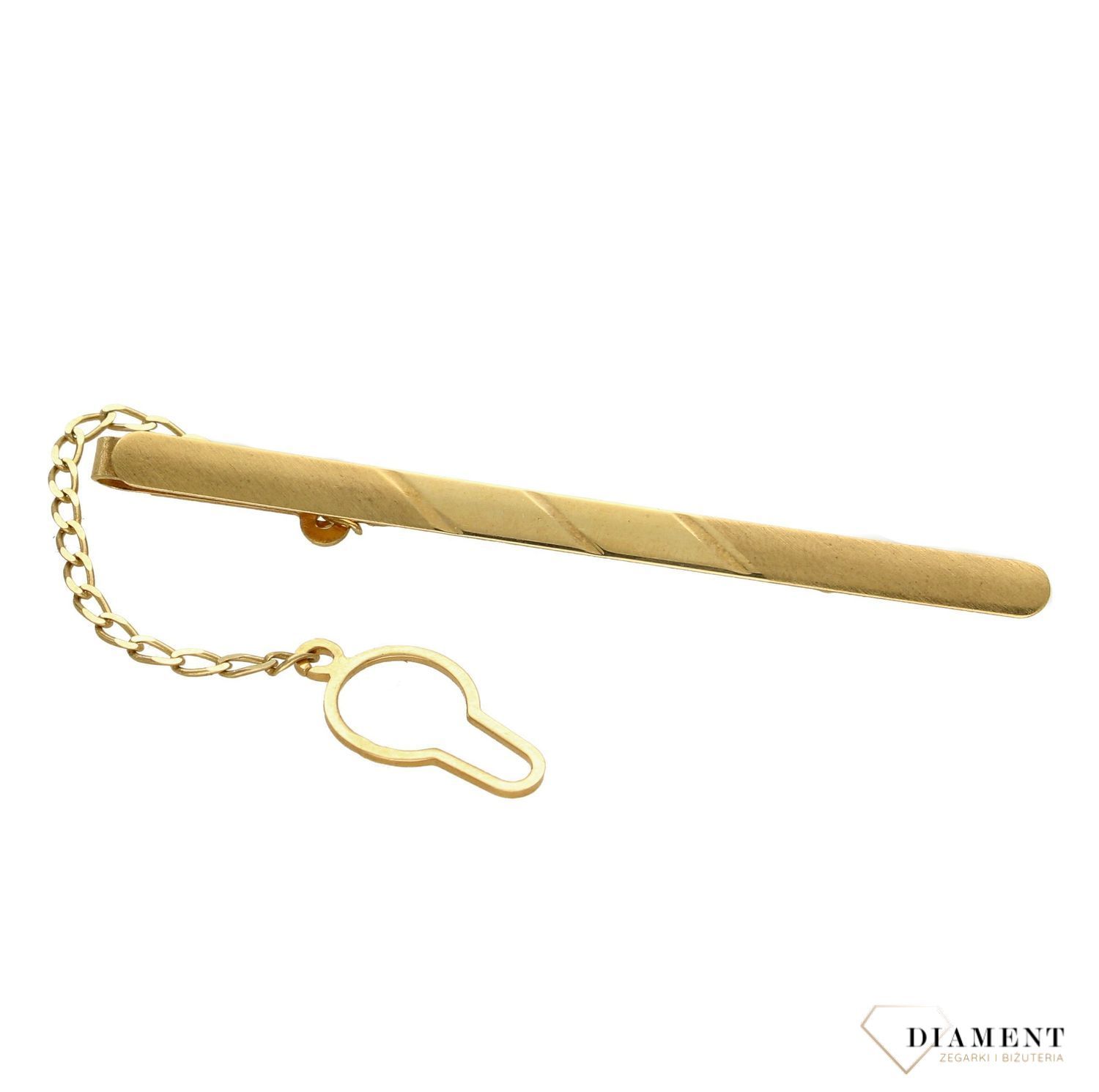 Spinka do krawata próba 585 z grawerem DIA-SPI-2522-K-585.jpg