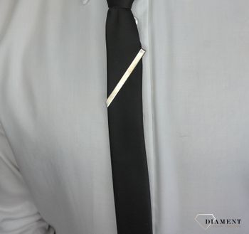Spinka srebrna do krawatu gładka DIA-SPI-2538-K-925. Elegancka spinka do krawatu wykonana ze srebra 925. Idealny prezent dla mężczyzny. Zapakowana w oryginalne pudełko. Darmowa wysyłka (2).JPG