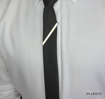 Spinka srebrna do krawatu gładka DIA-SPI-2538-K-925. Elegancka spinka do krawatu wykonana ze srebra 925. Idealny prezent dla mężczyzny. Zapakowana w oryginalne pudełko. Darmowa wysyłka (3).JPG