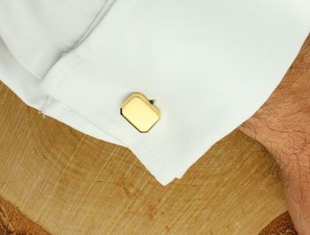 Spinki męskie stalowe pozłacane DIA-SPI-SP203952-STAL – elegancki dodatek do koszuli..jpg