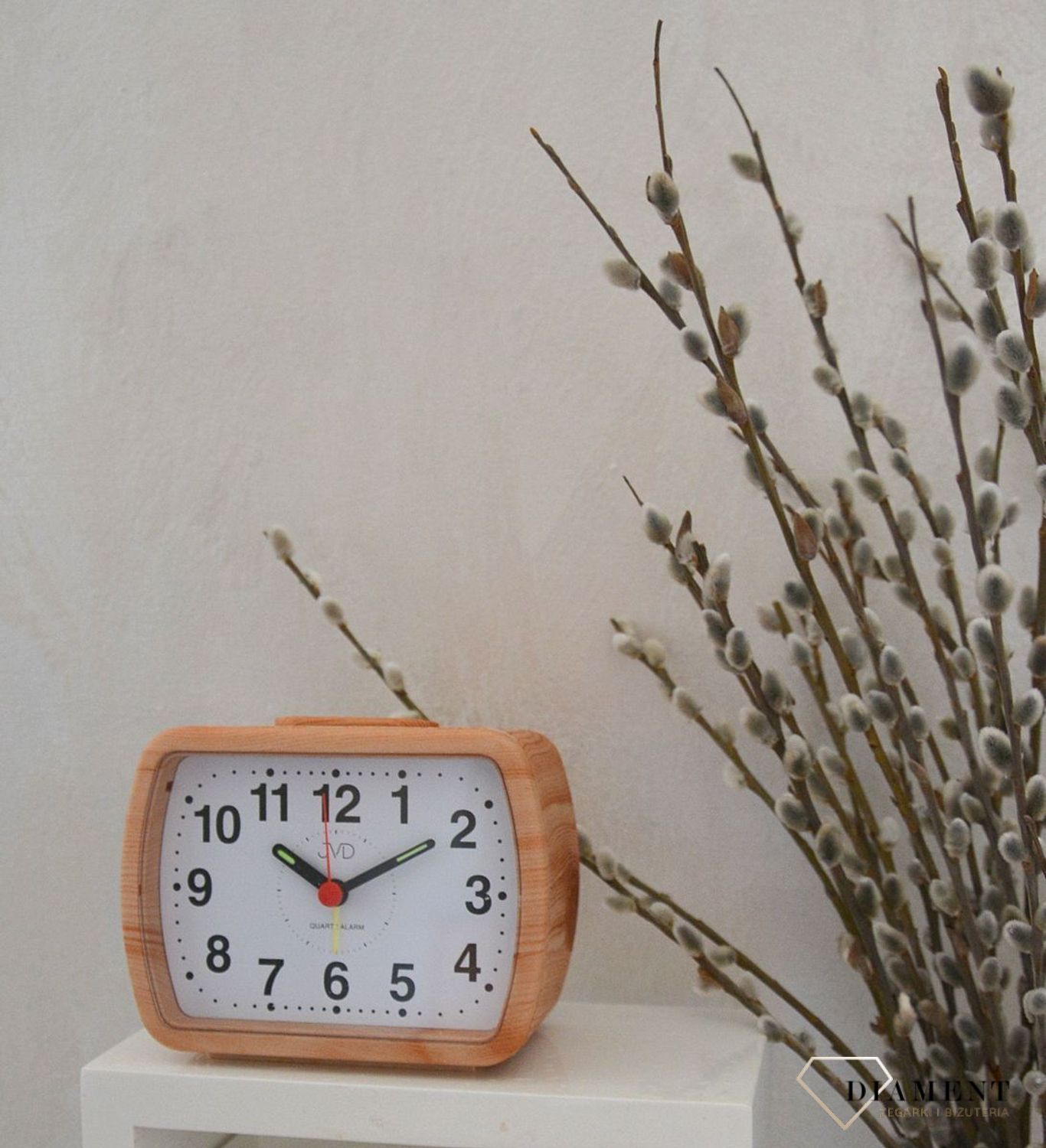 Budzik JVD brązowy SR309.4 ✓ Budziki ✓Zegarki budziki ✓ Light Sensor✓ Autoryzowany sklep✓ Kurier 24h✓ Gwarancja najniższej ceny✓ Grawer 0zł✓Zwrot 30 dni✓Negocjacje ➤Zapraszamy!.jpg