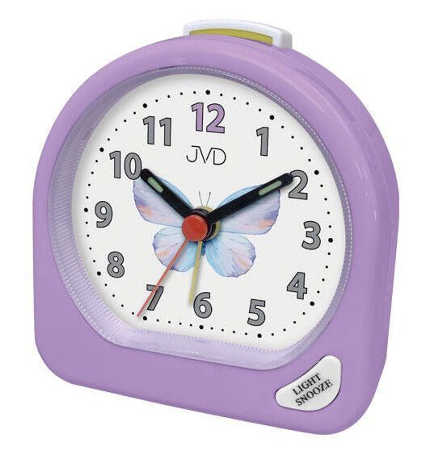 Budzik dziecięcy JVD fioletowy z motylem SR672.9.jpg