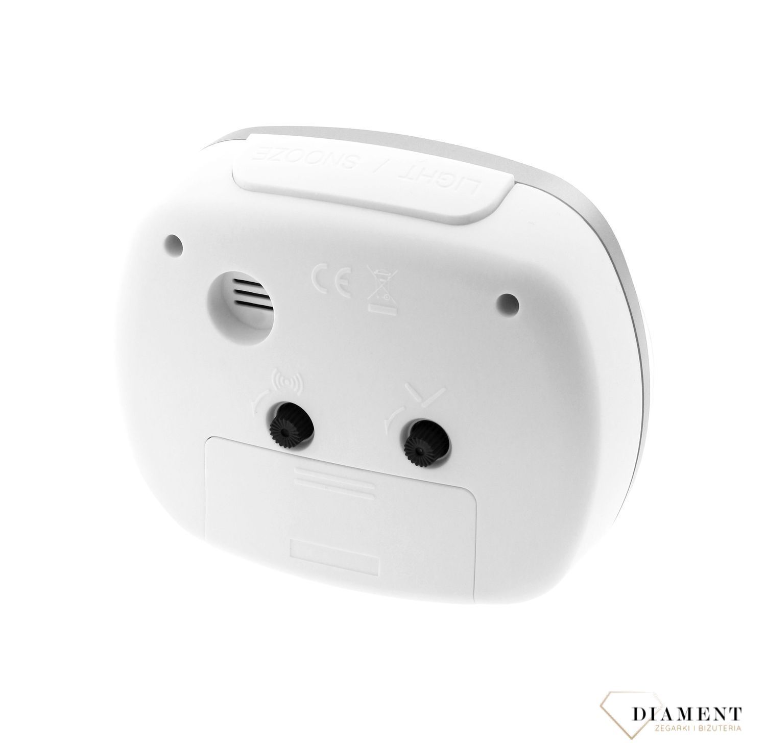 Budzik klasyczny JVD biało srebrny SRP001 (1).jpg