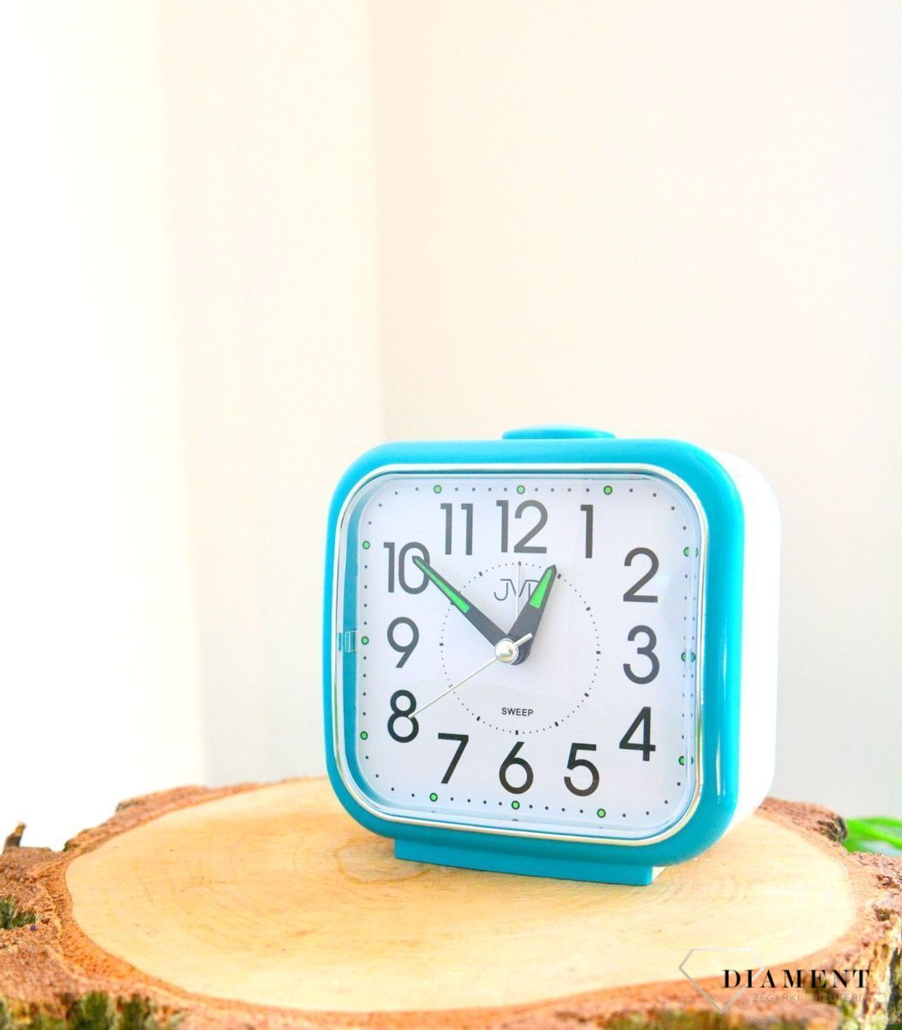 Budzik analogowy JVD zielony SRP1309.7 ✓Budziki ✓Zegarki budziki ✓ Zegar.png